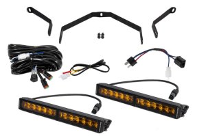 Toyota Tundra LED Light Bars - Diode Dynamics - SS12 Stage Series - Amber - `14-`21